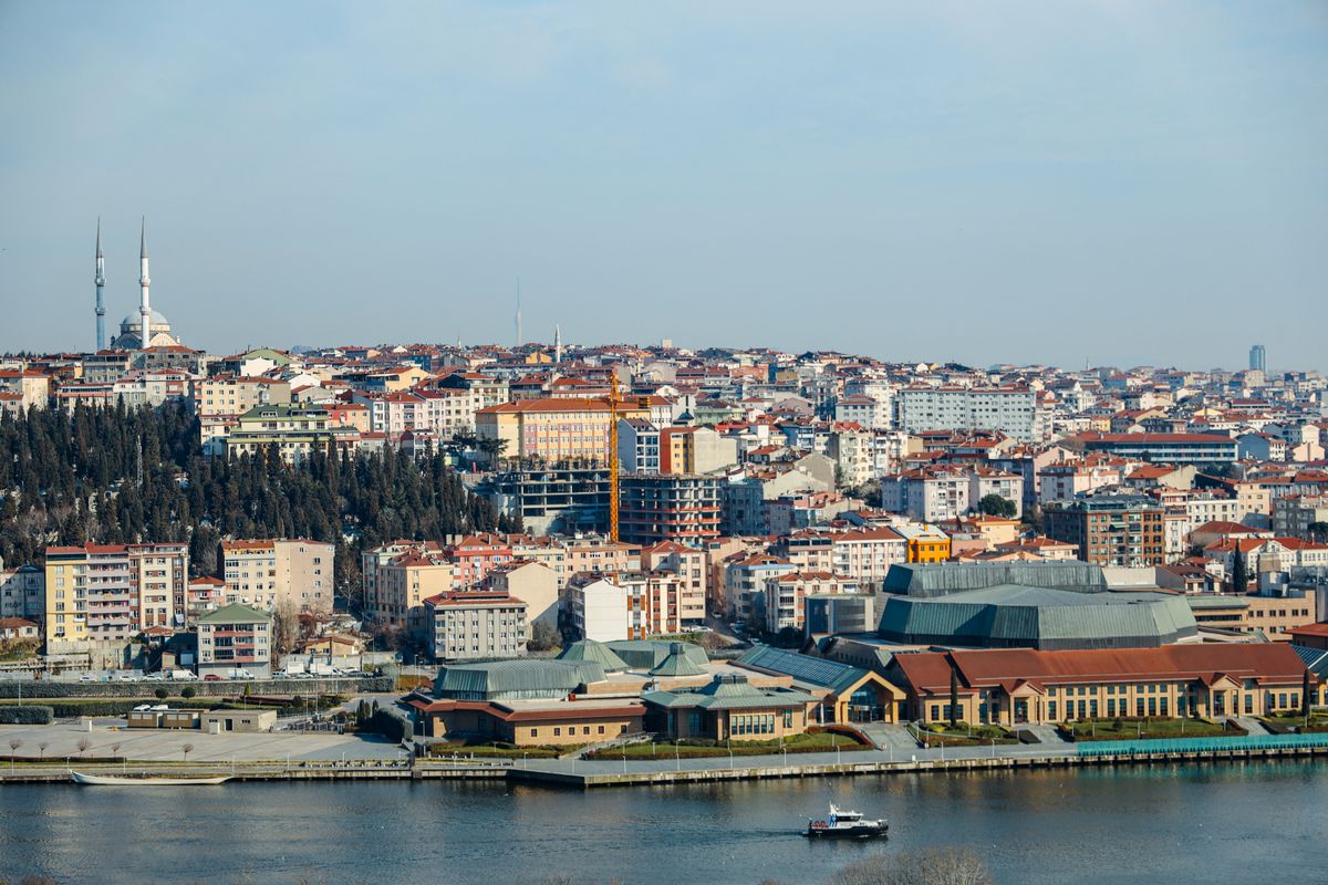 İstanbul silueti ve Boğaz