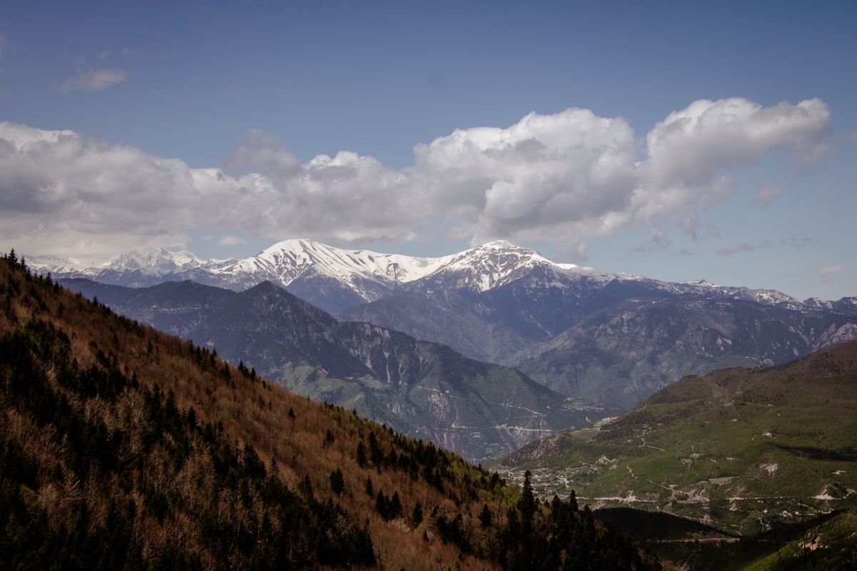 Artvin’de karlı zirveler