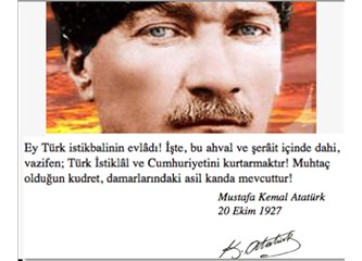Atatürk’ün Gençliğe Hitabesi