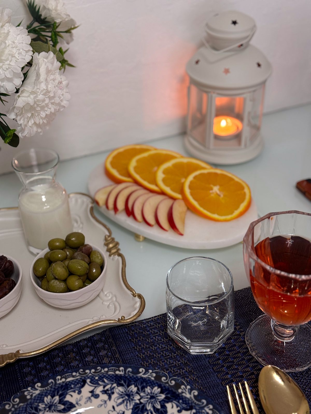 Bayram sofrası hazırlığı