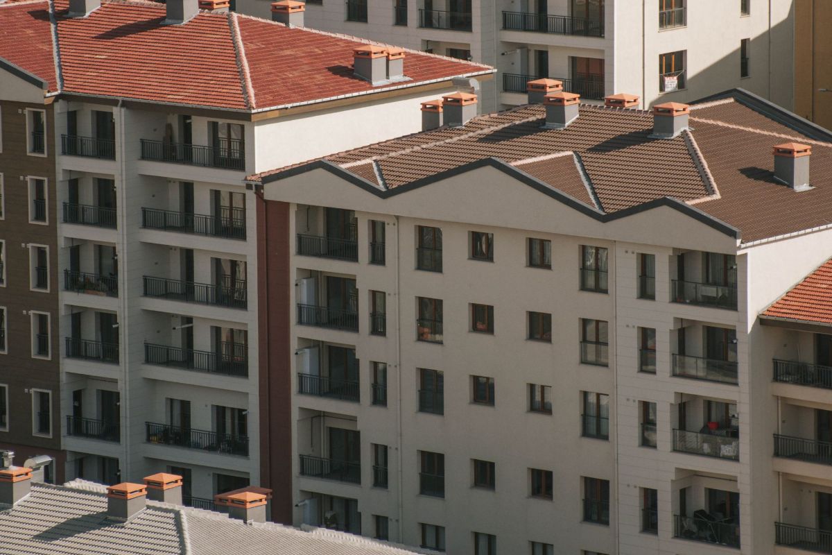 Apartman binalari ve cephe