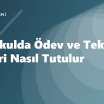 Ortaokulda Ödev ve Tekrar Defteri Nasıl Tutulur